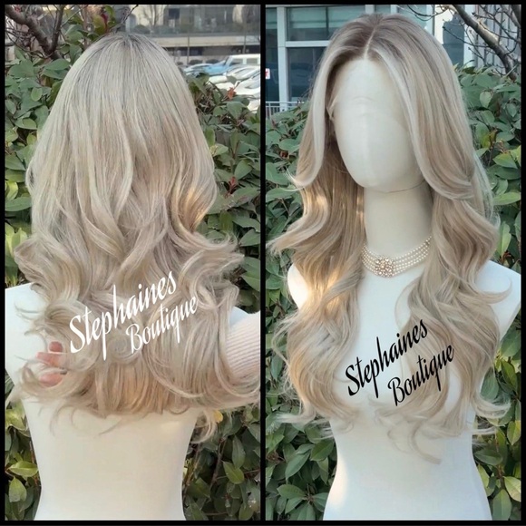 Human Hair Blended Lace Front Wig